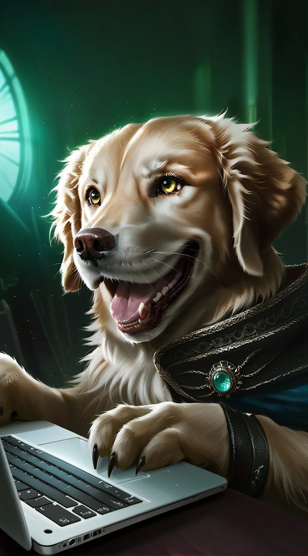 ai character: BarkTok background