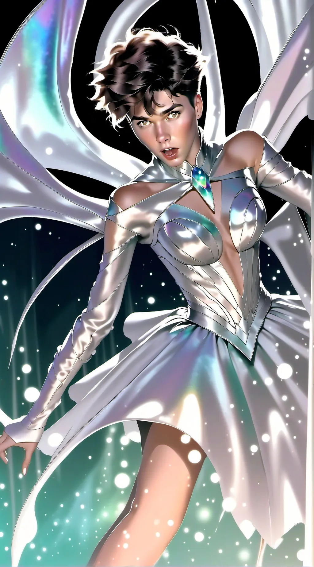 ai character: ТОХА 🤩 background