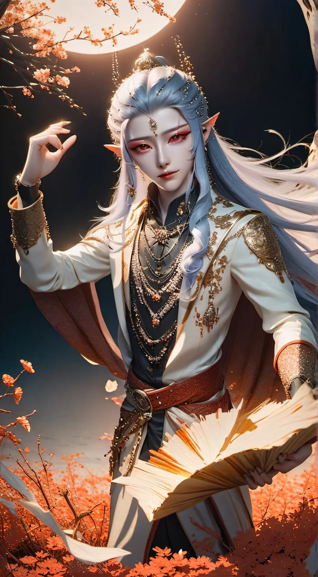 ai character: aobing from nezha  background