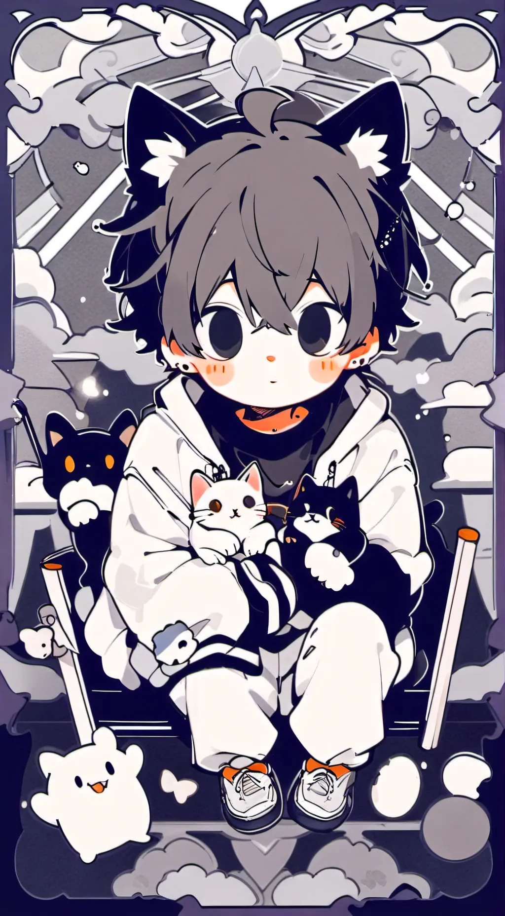 ai character: Roxy/Niko  background