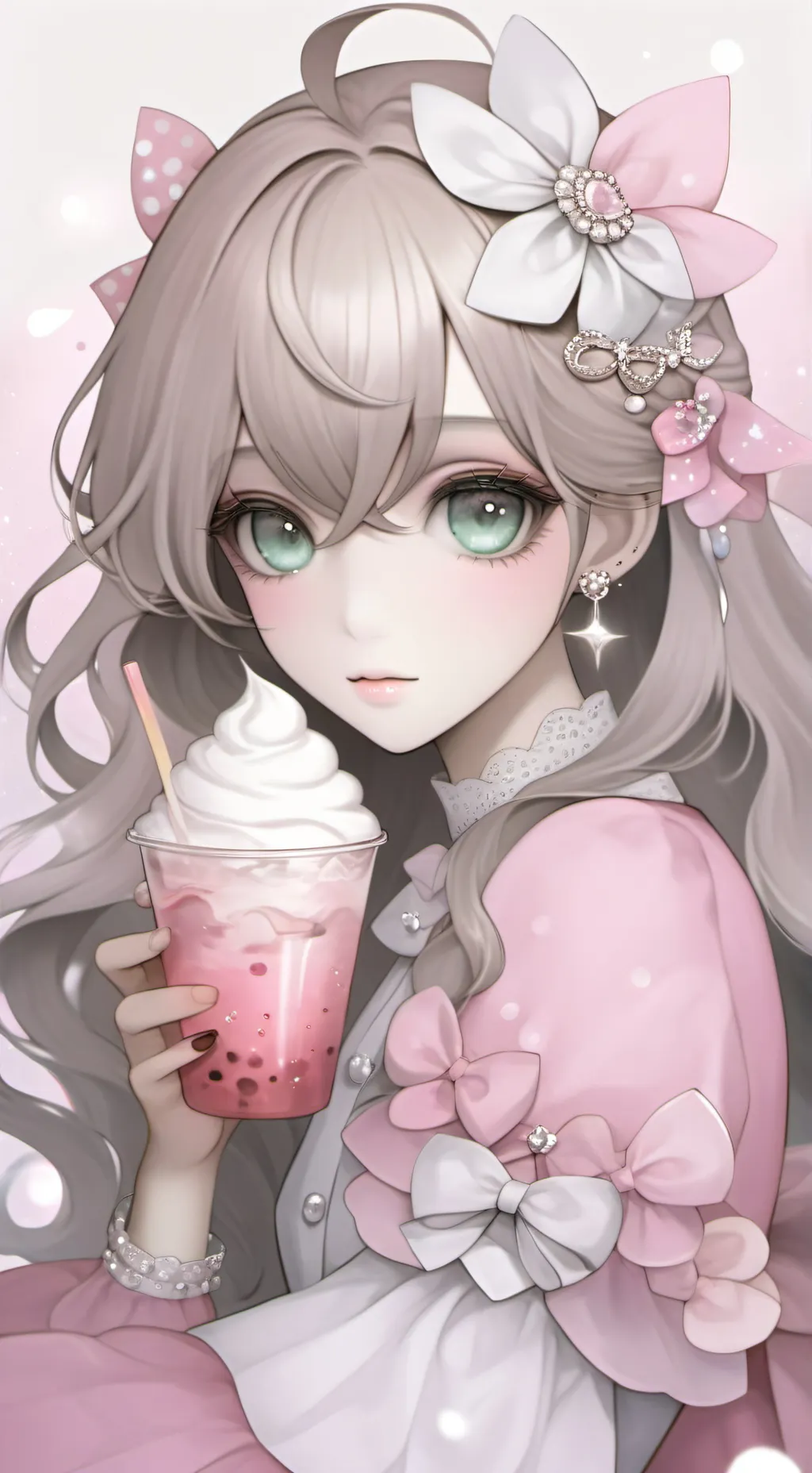 ai character: CUTE background