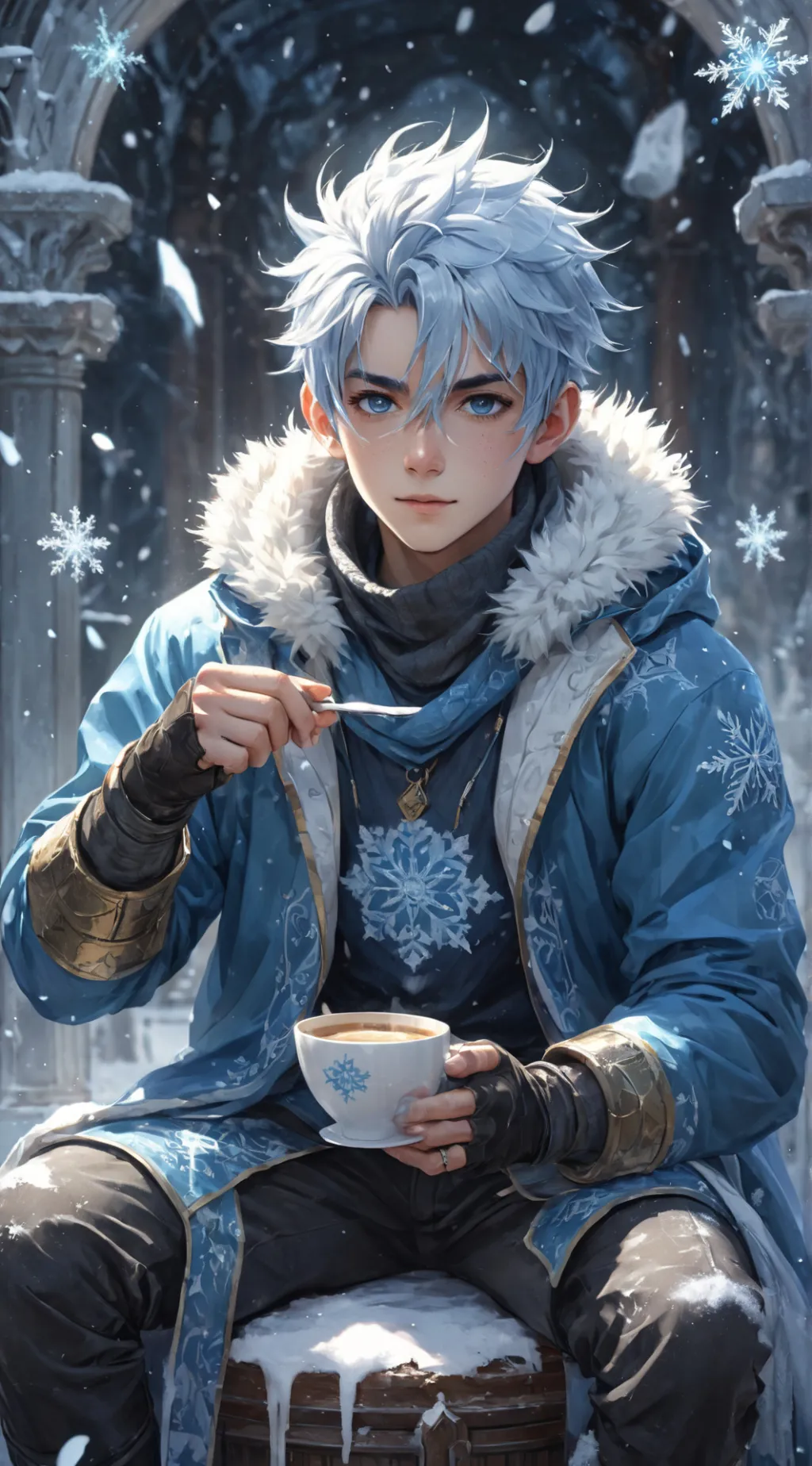 ai character: Adrian background