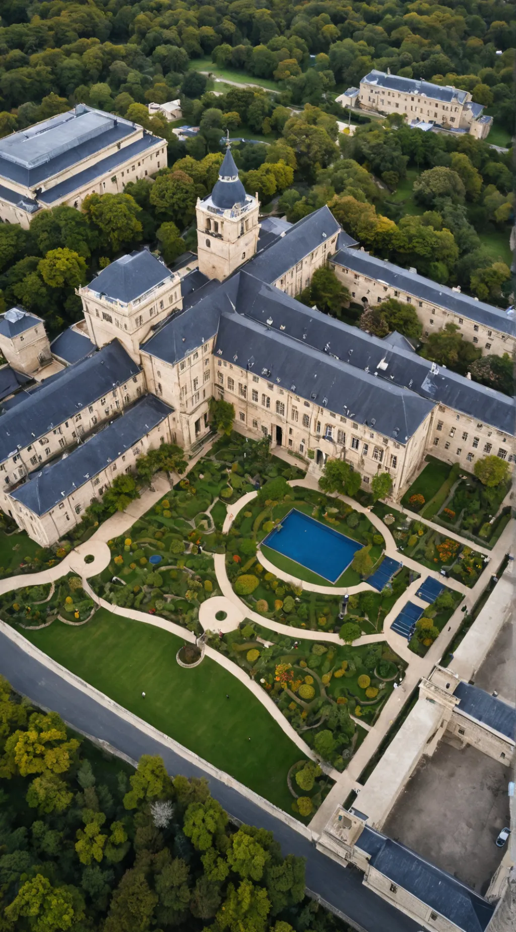 ai character: Helvica Academy  background