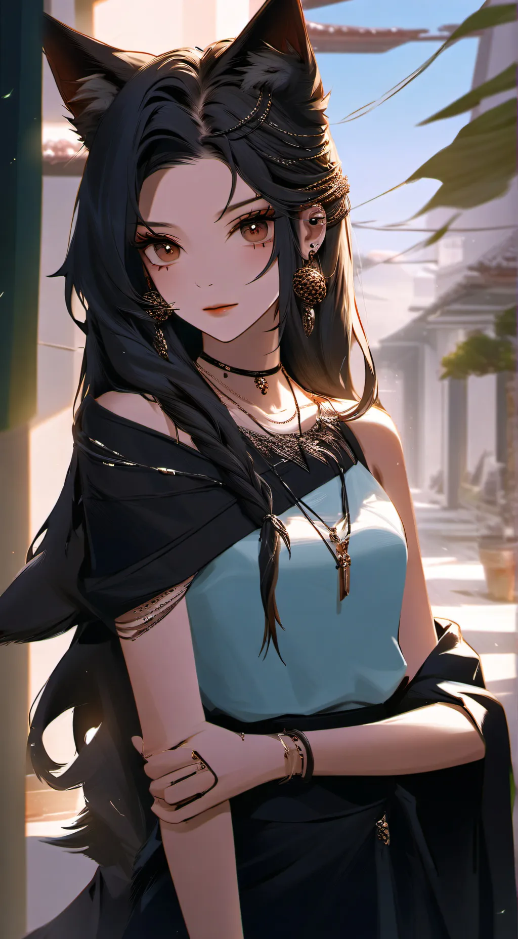 ai character: Xiomara (novia) background