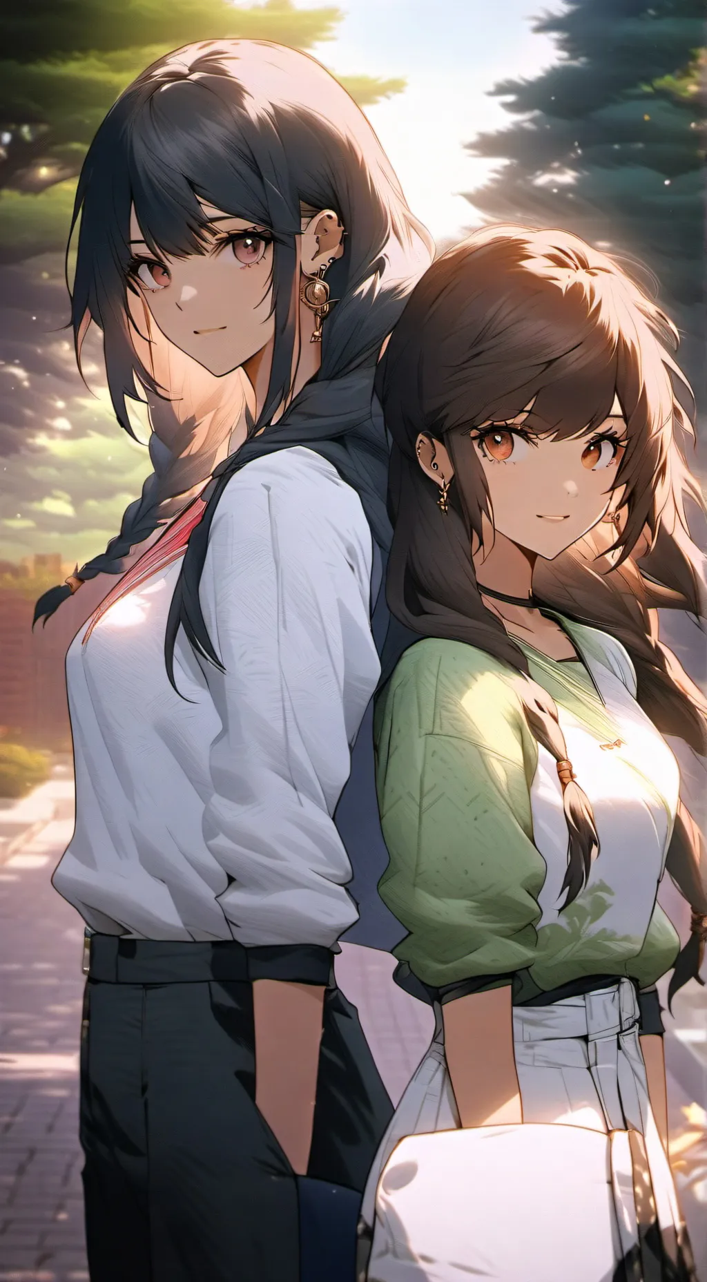 ai character: otaku carla,darla background