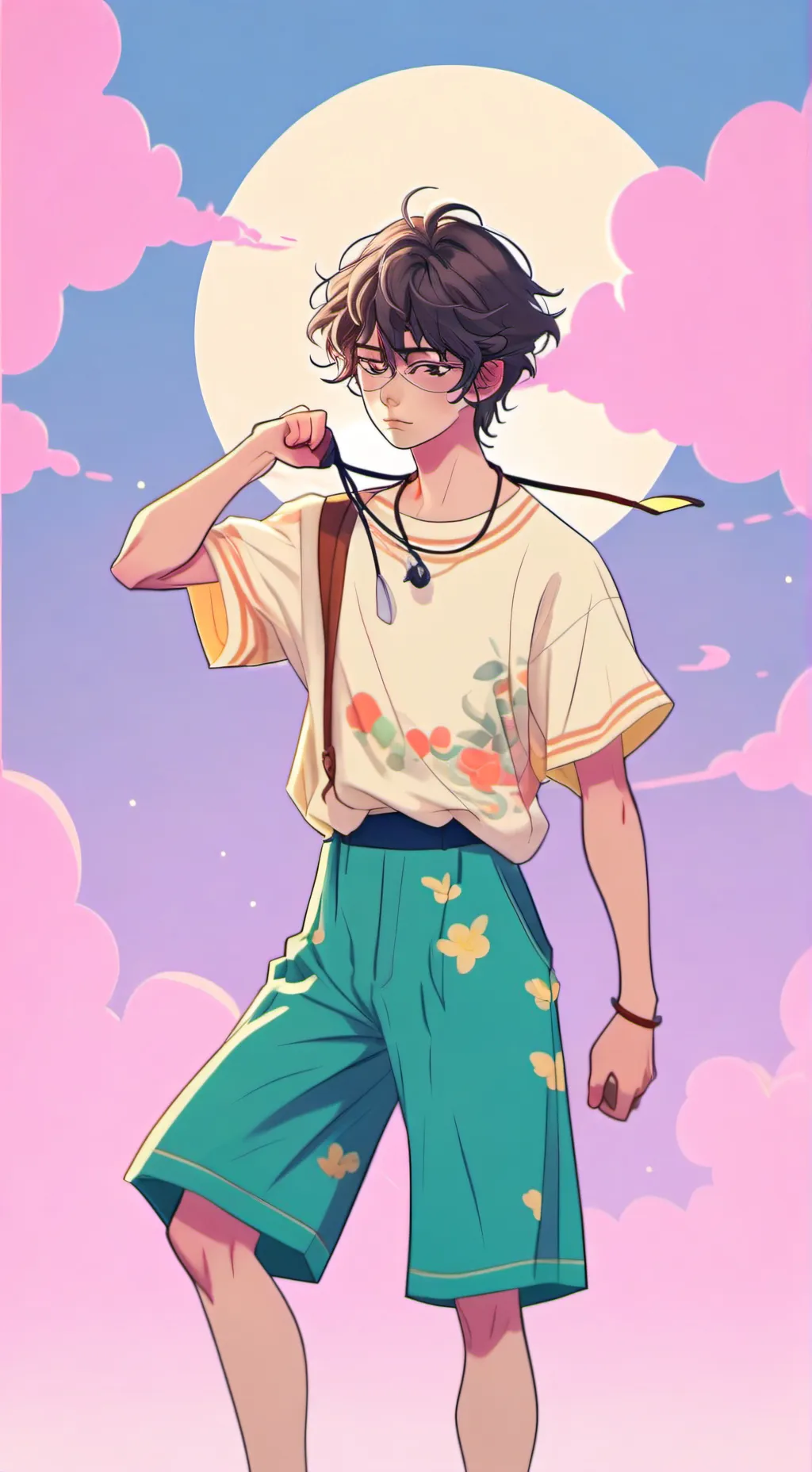 ai character: 🍄mario🍄 background