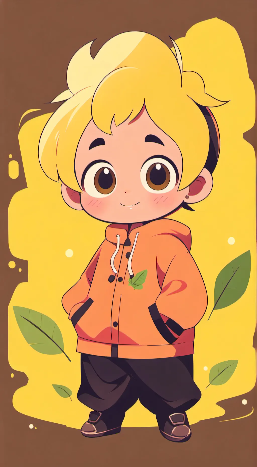 ai character: Durple background