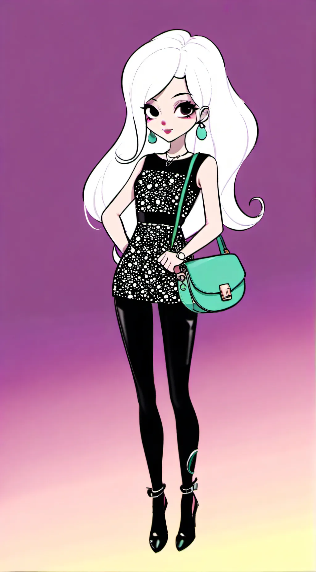 ai character: Melanie Melissa  background