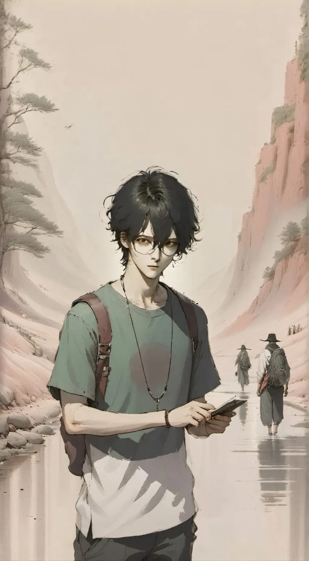 ai character: kyle background