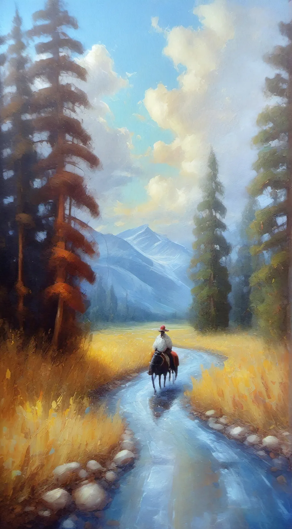 ai character: dandys world trip. background