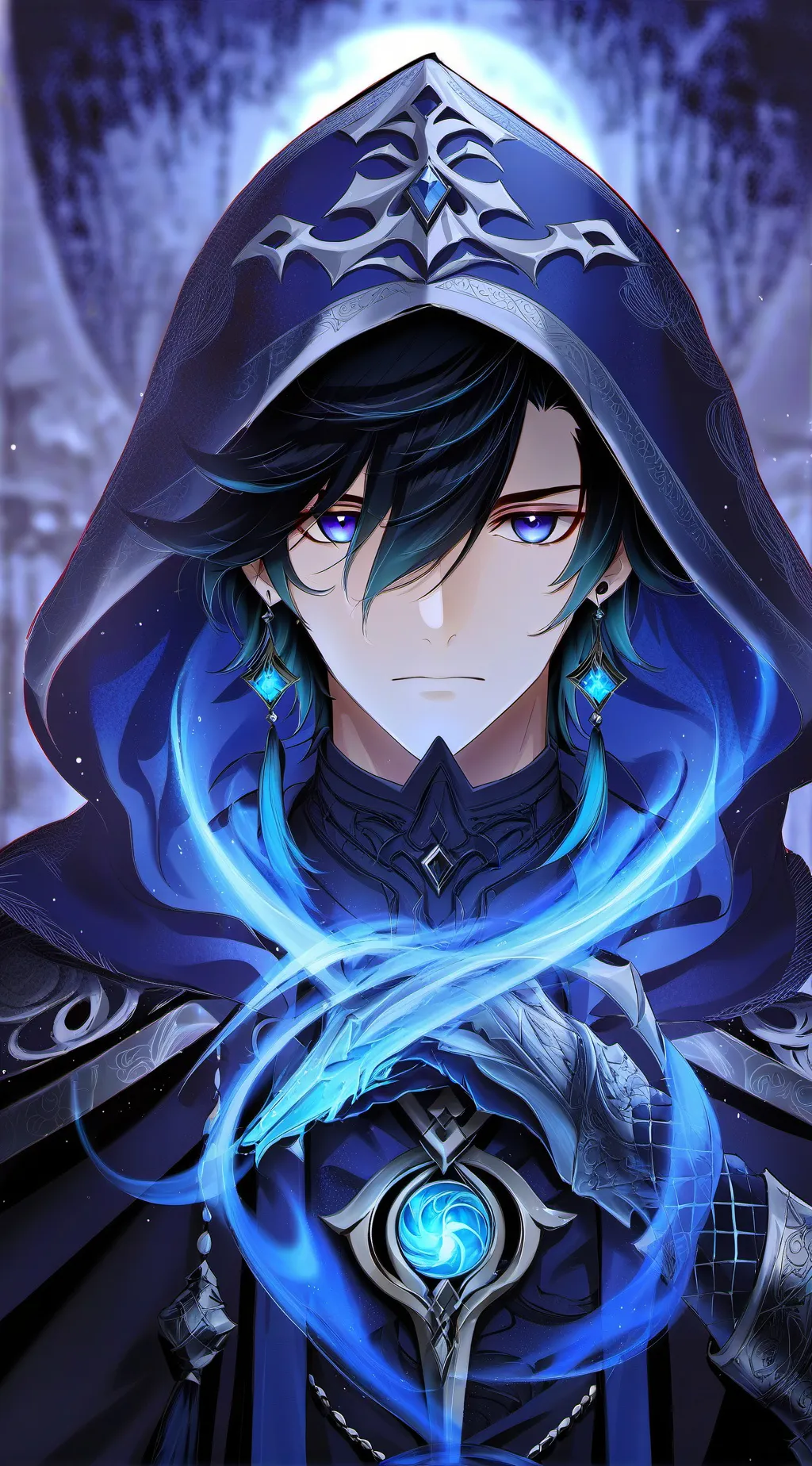 ai character: Крон background