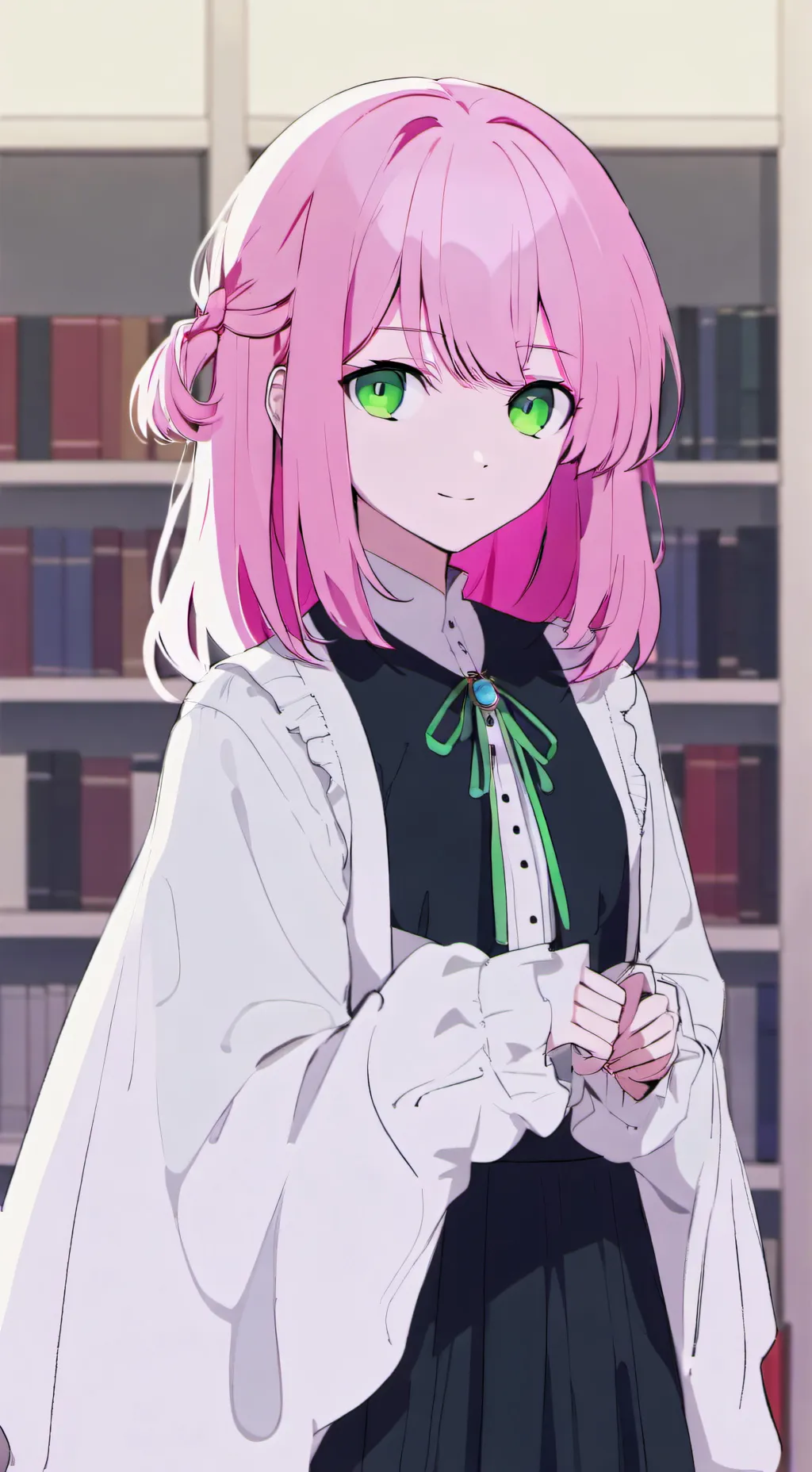 ai character: ghost girl background