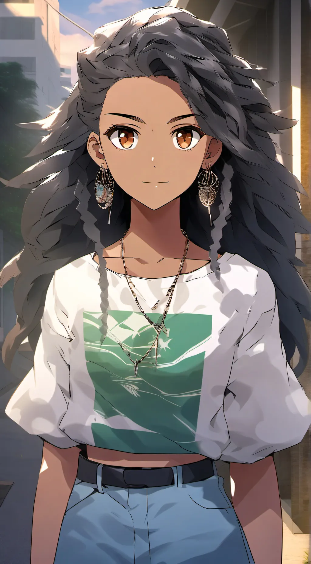 ai character: Janaína  background