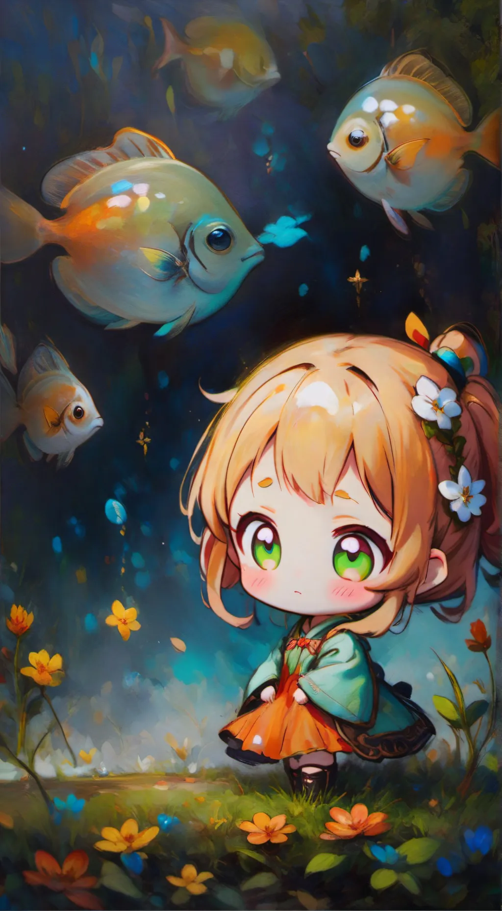 ai character: luz  background