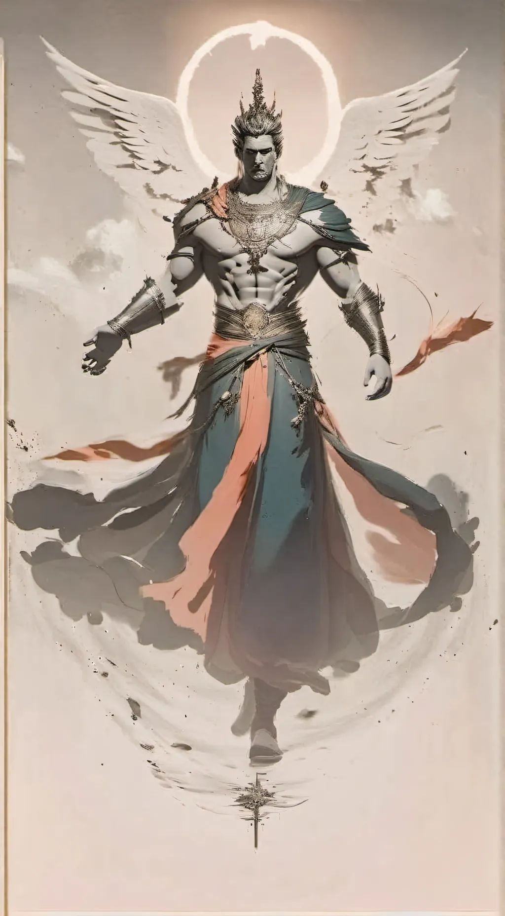 ai character: ❤god❤ background