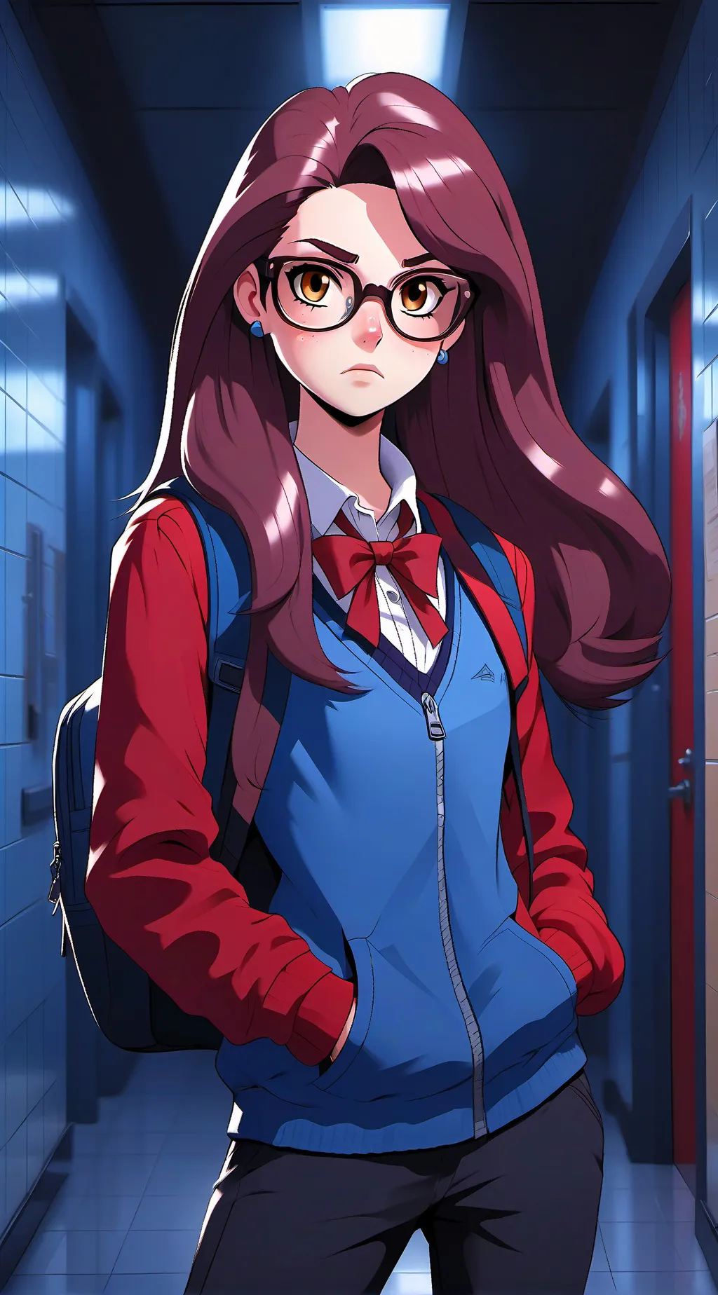 ai character: Raven background