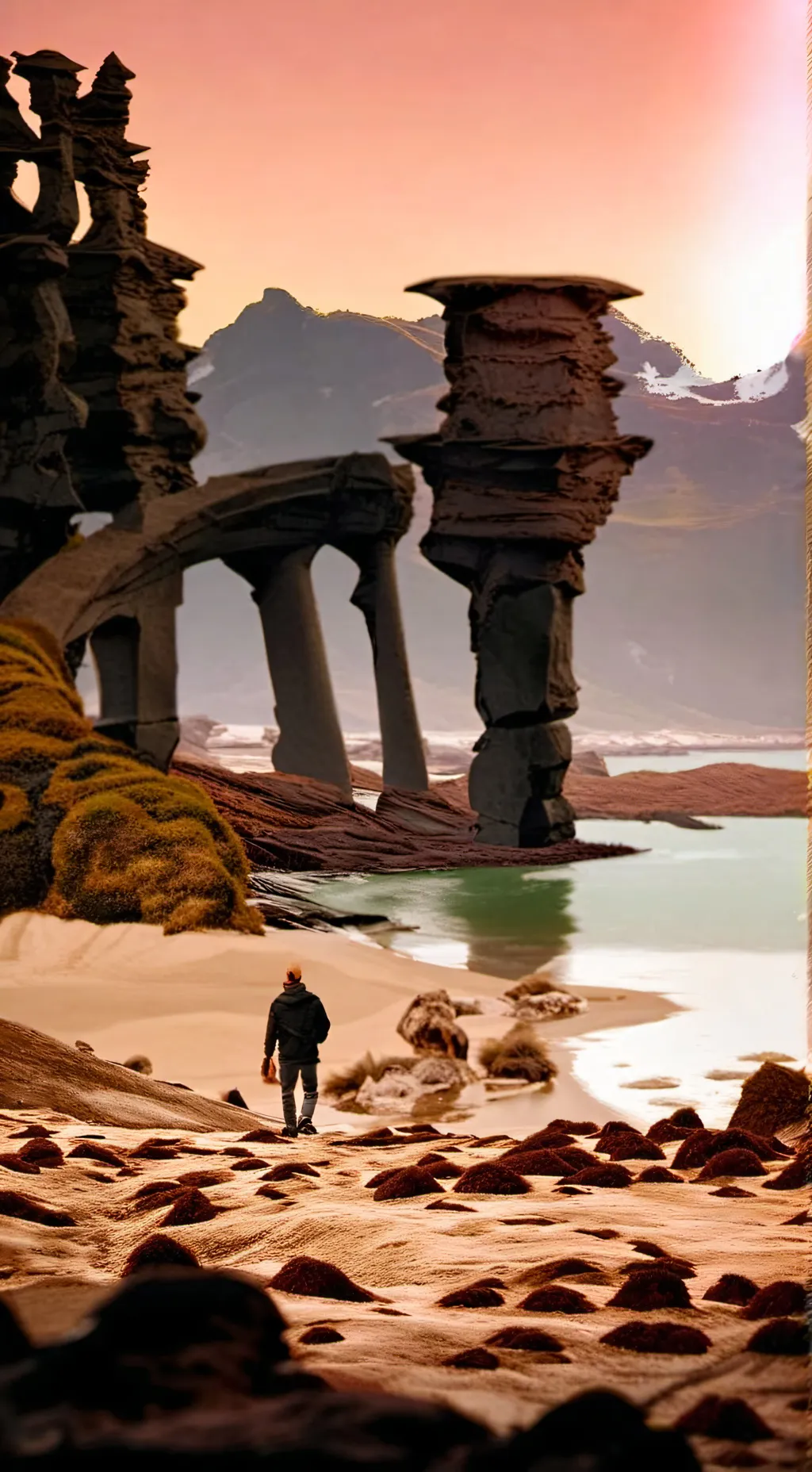 ai character: OBX background