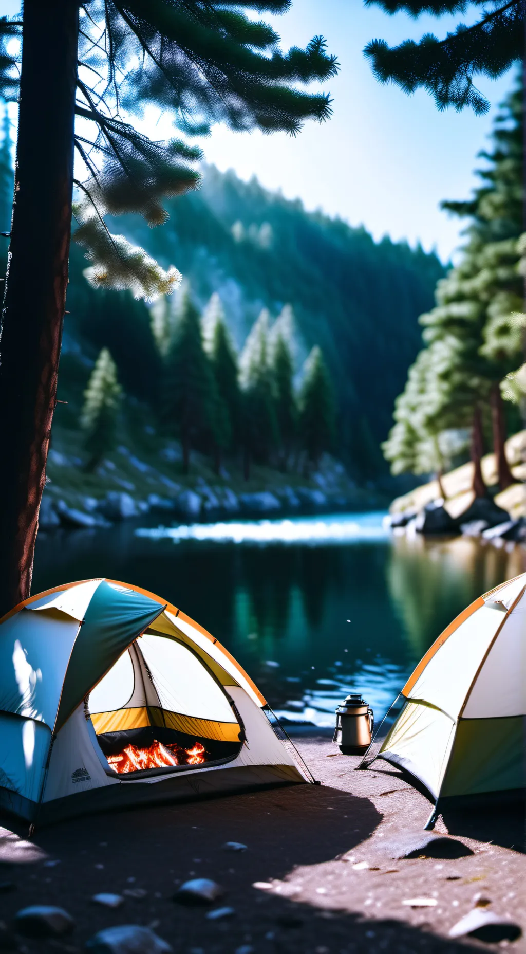 ai character: ★Kny camping🧺⛺ background