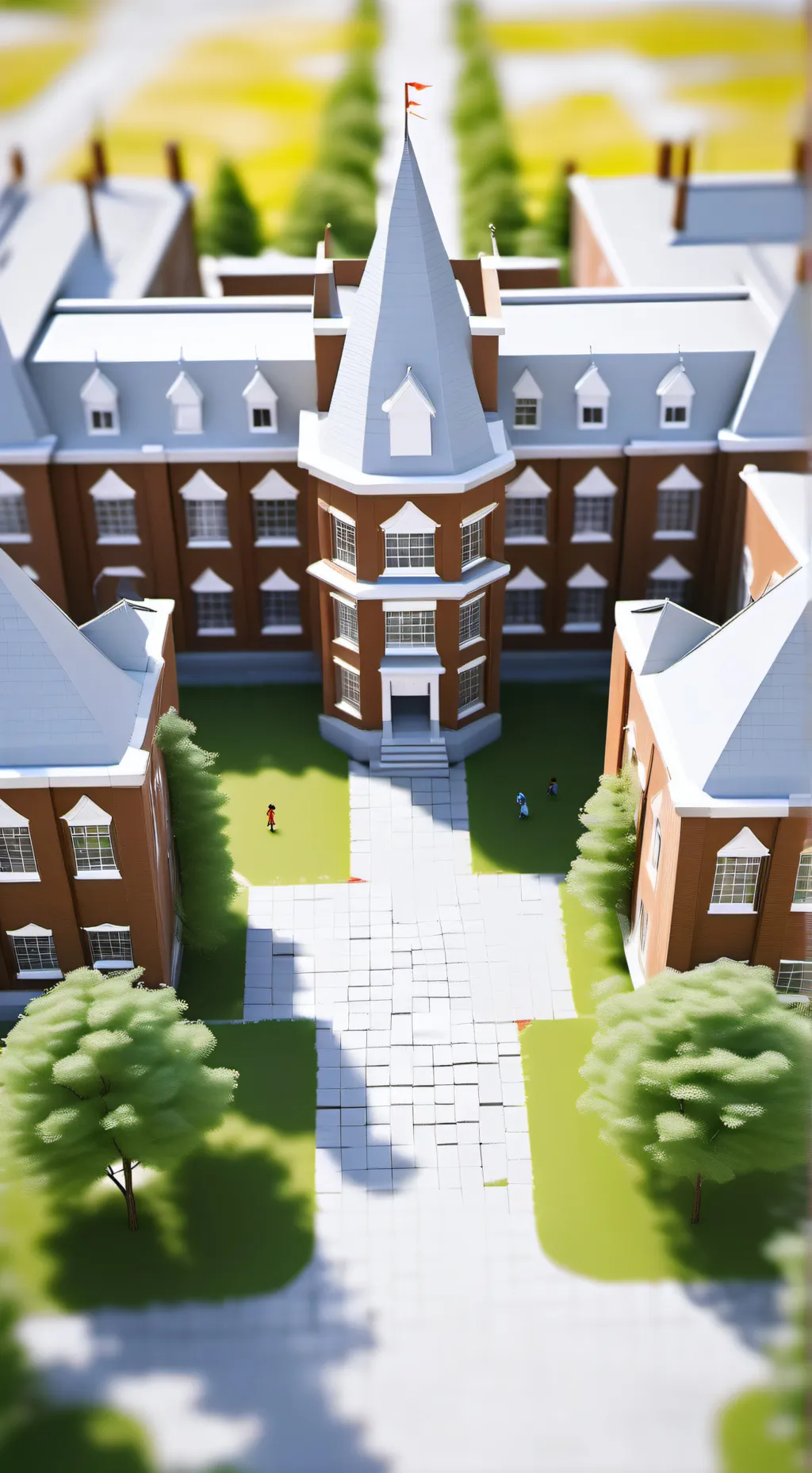 ai character: Westwood X Sunset background