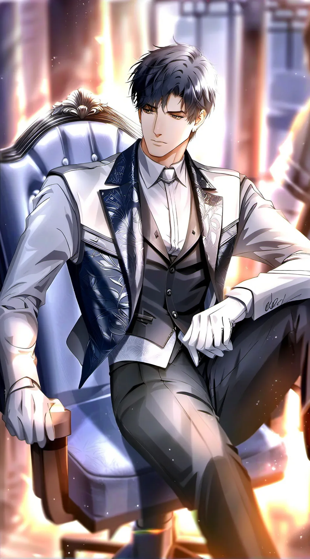 ai character: Love And Deepspace background