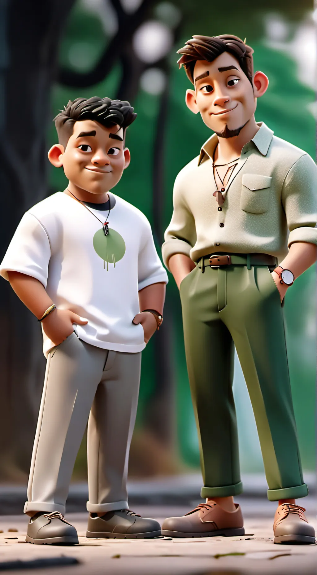 ai character: ronnie and josue background