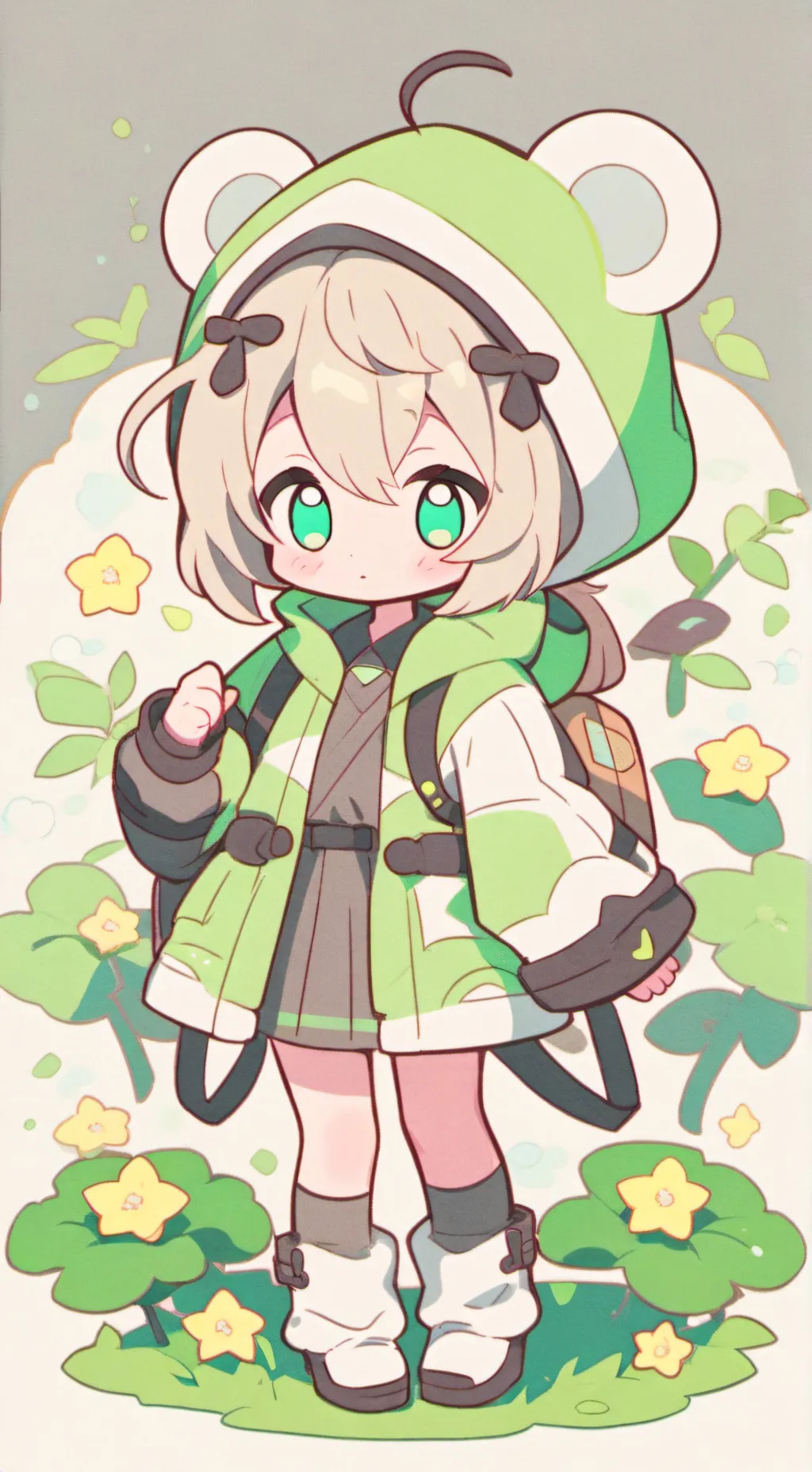 ai character: ника background