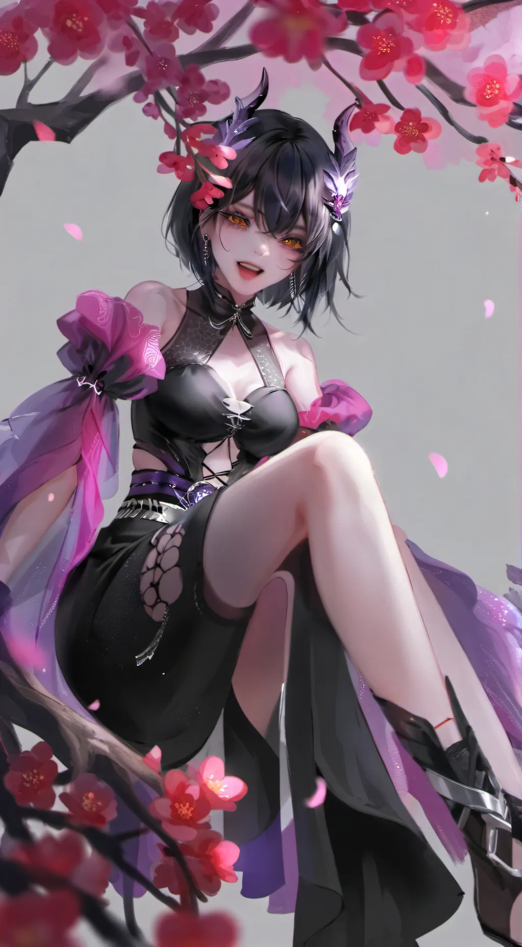 ai character: rose background