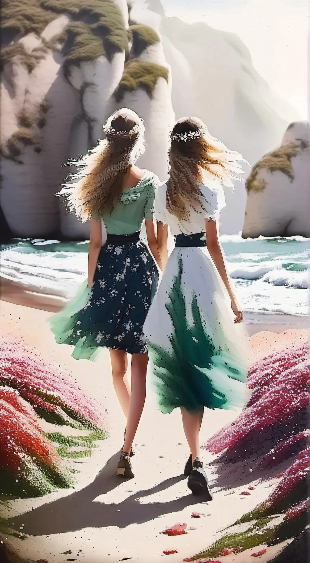 ai character: Eliza & Adelina background