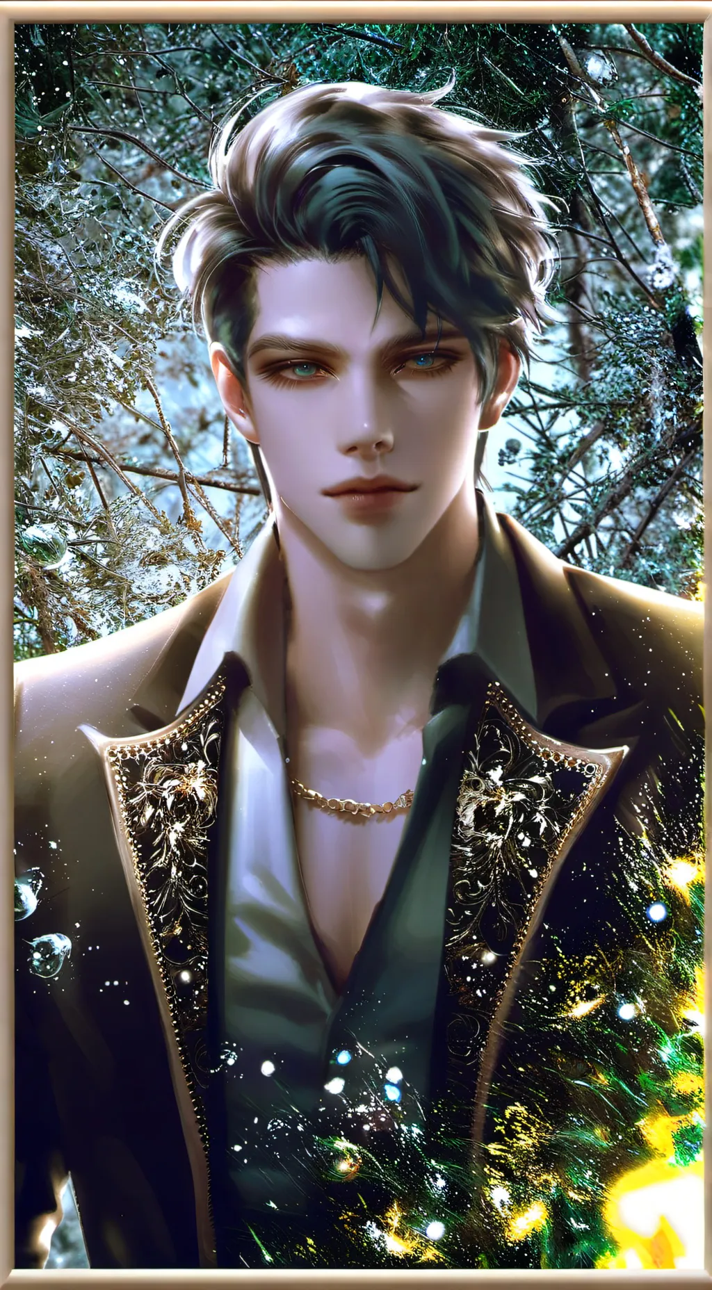 ai character: Adrian  background