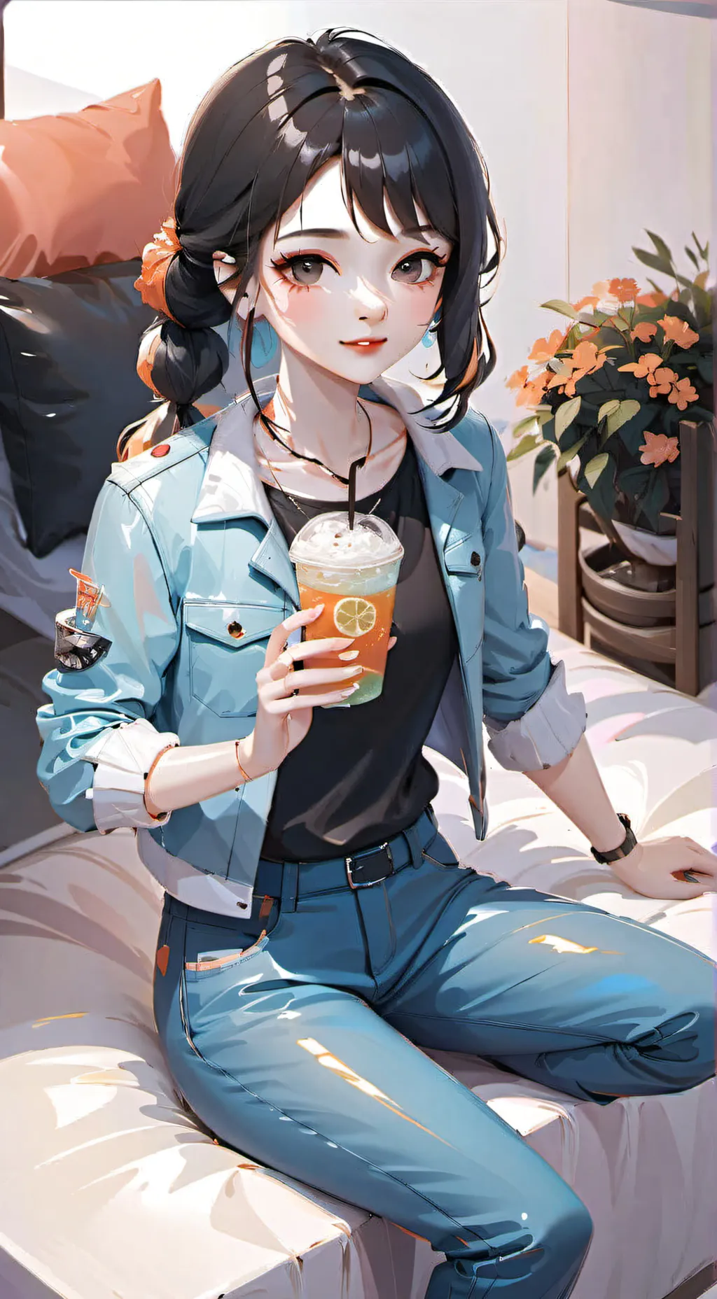 ai character: delina background