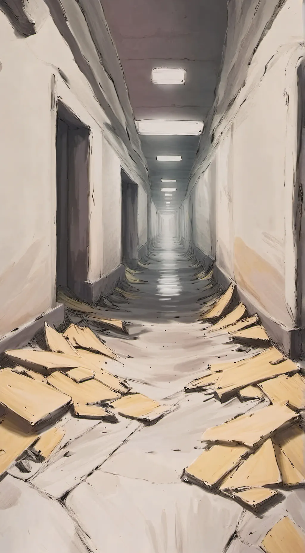 ai character: The Backrooms background