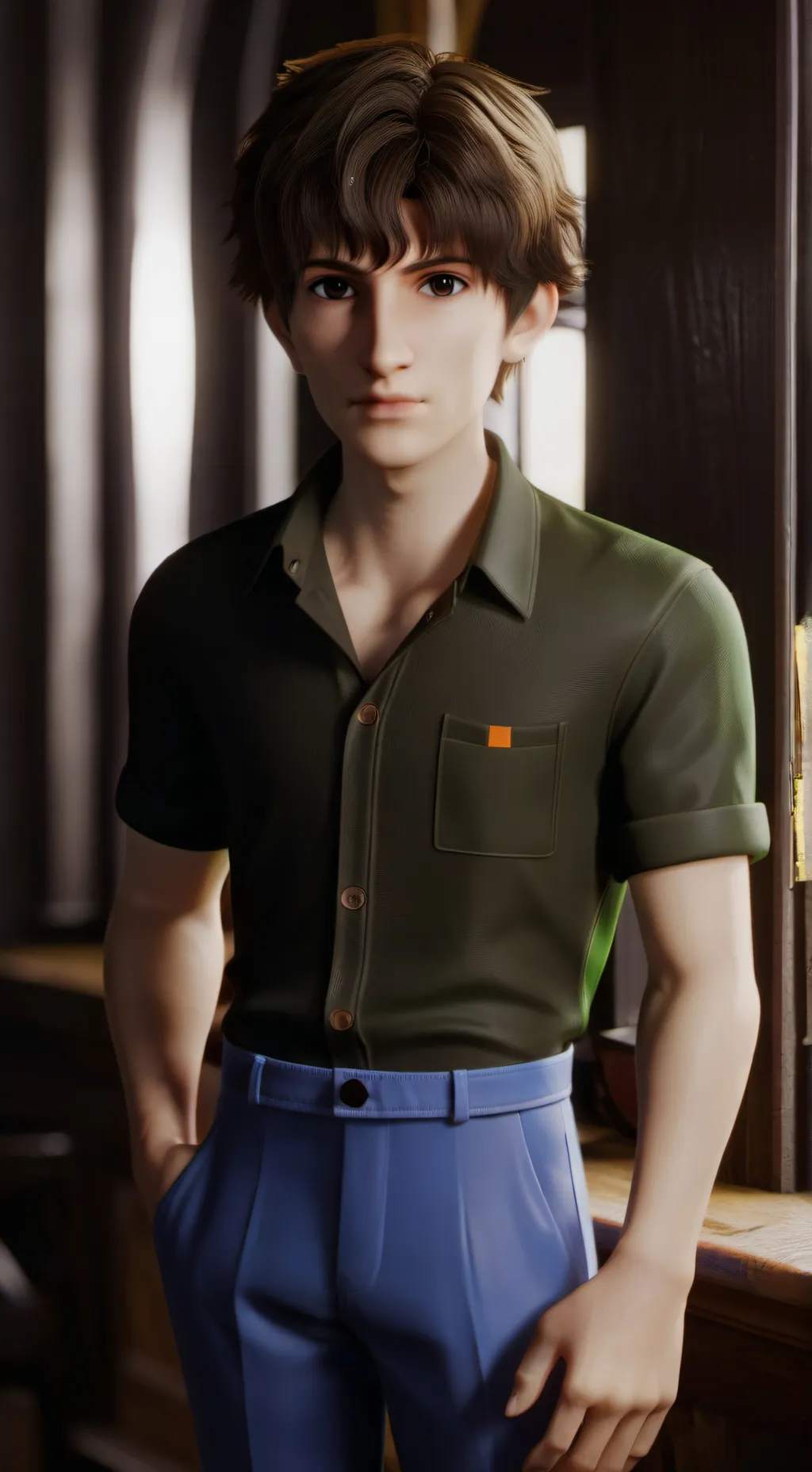 ai character: Baldi's Basics background