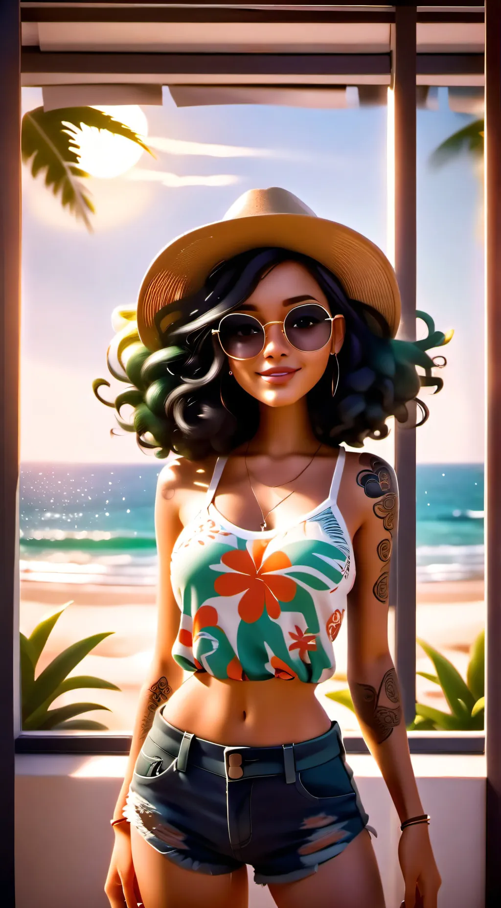 ai character: Luna Castillo background