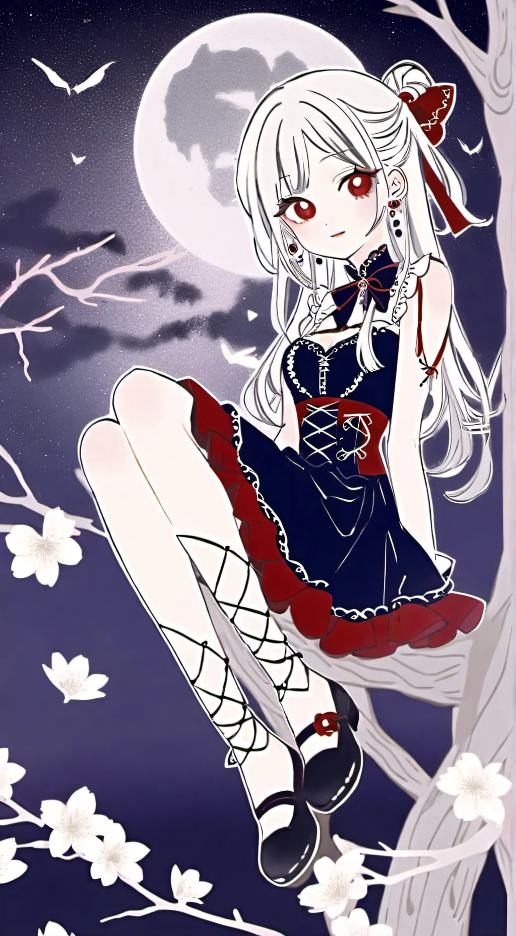 ai character:  luna rosie  background