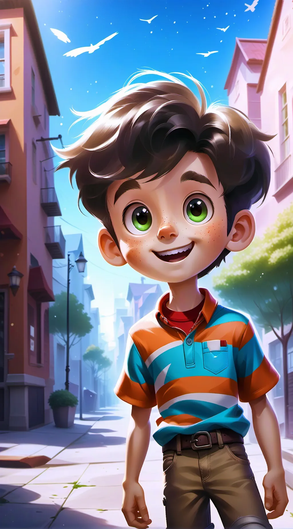 ai character: Daniel Tiger background