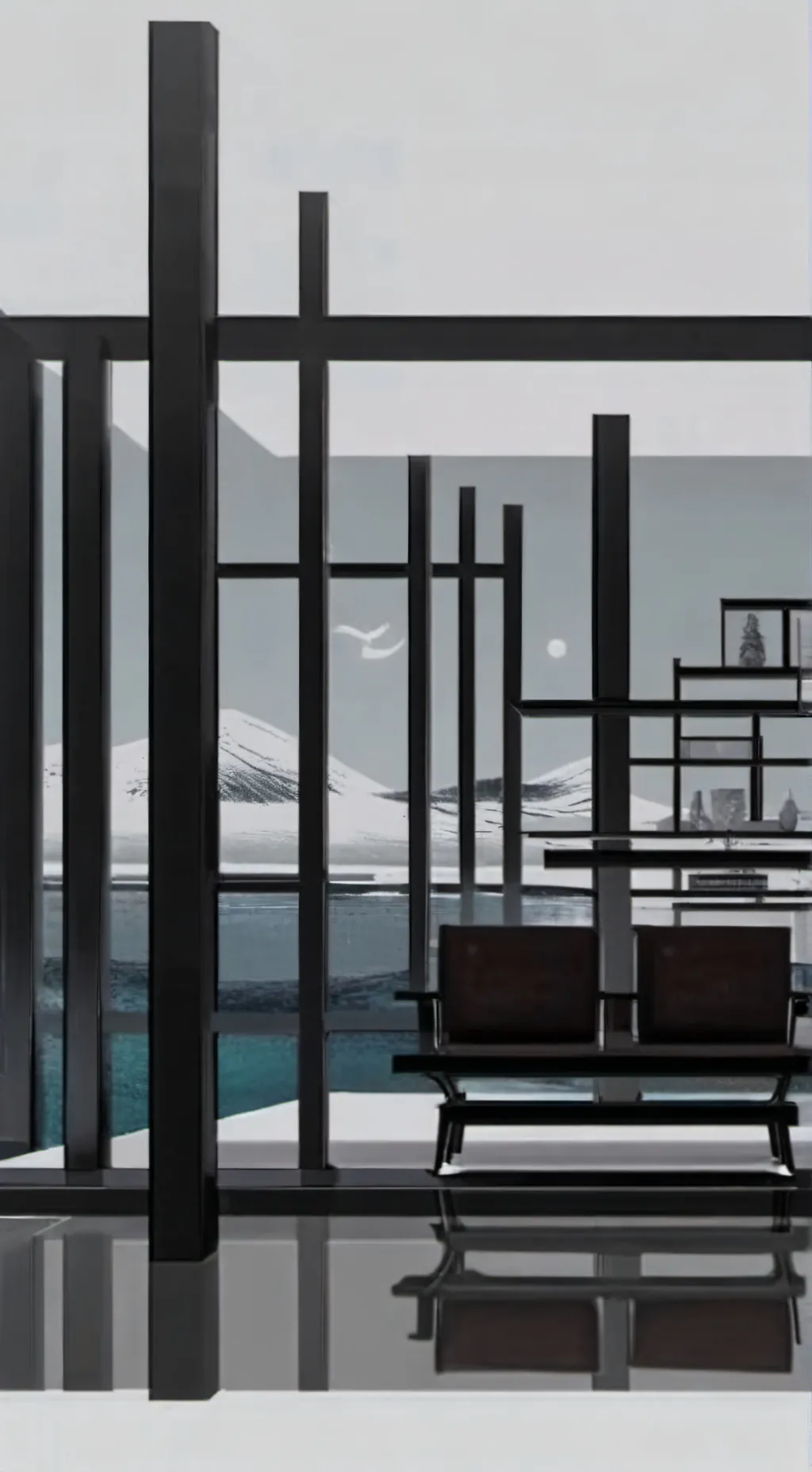 ai character: Jjk road trip background