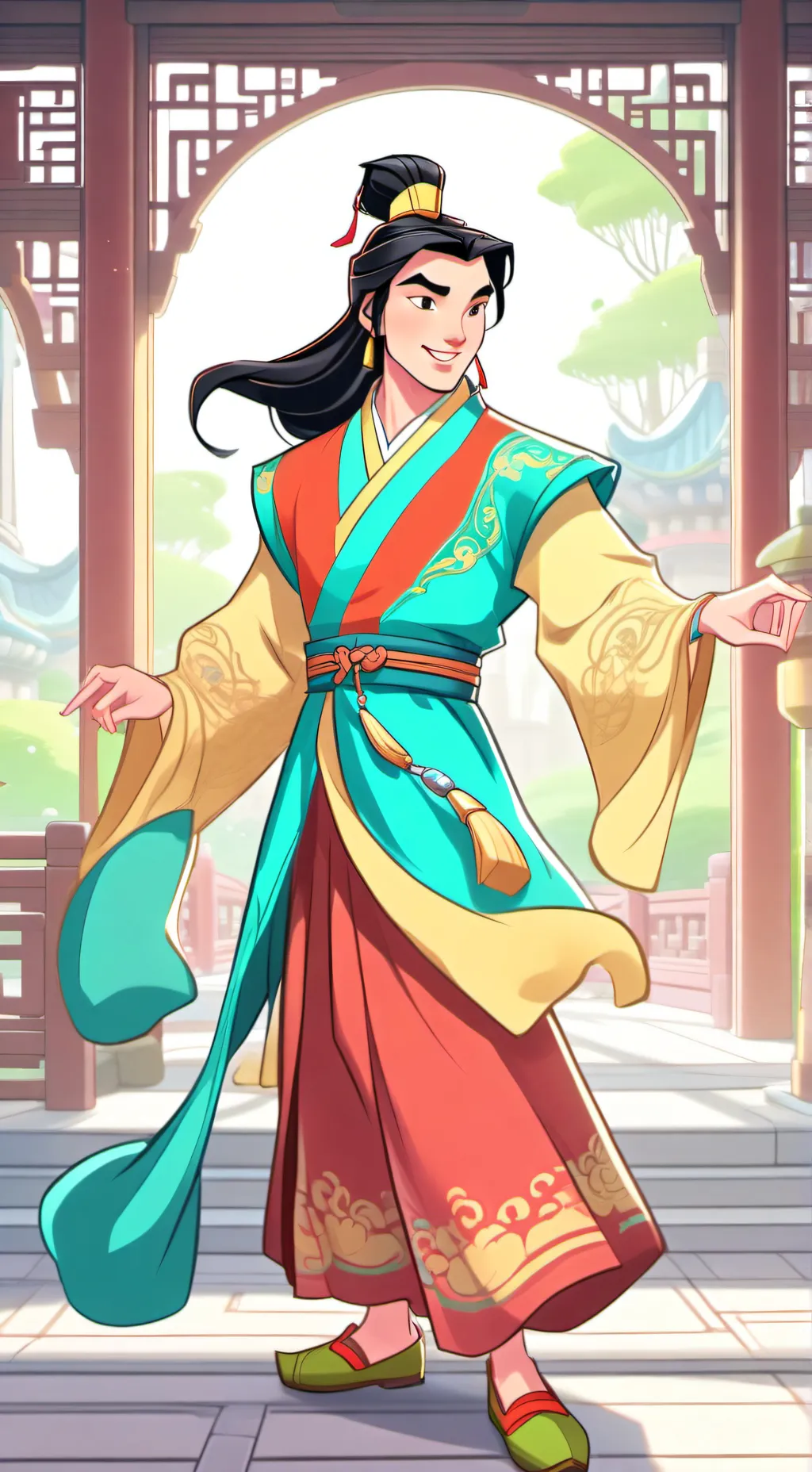 ai character: shang background