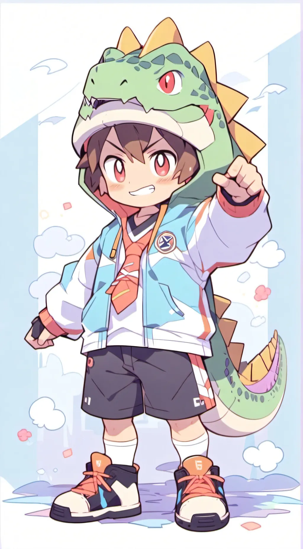 ai character: Lukas  background