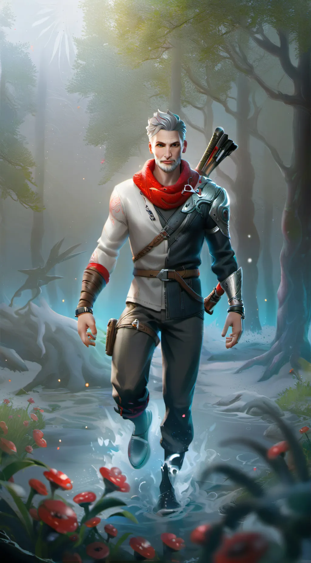 ai character: Monster apocalypse background