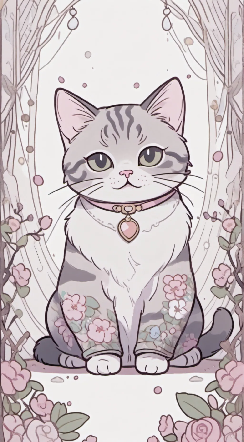 ai character: cat background