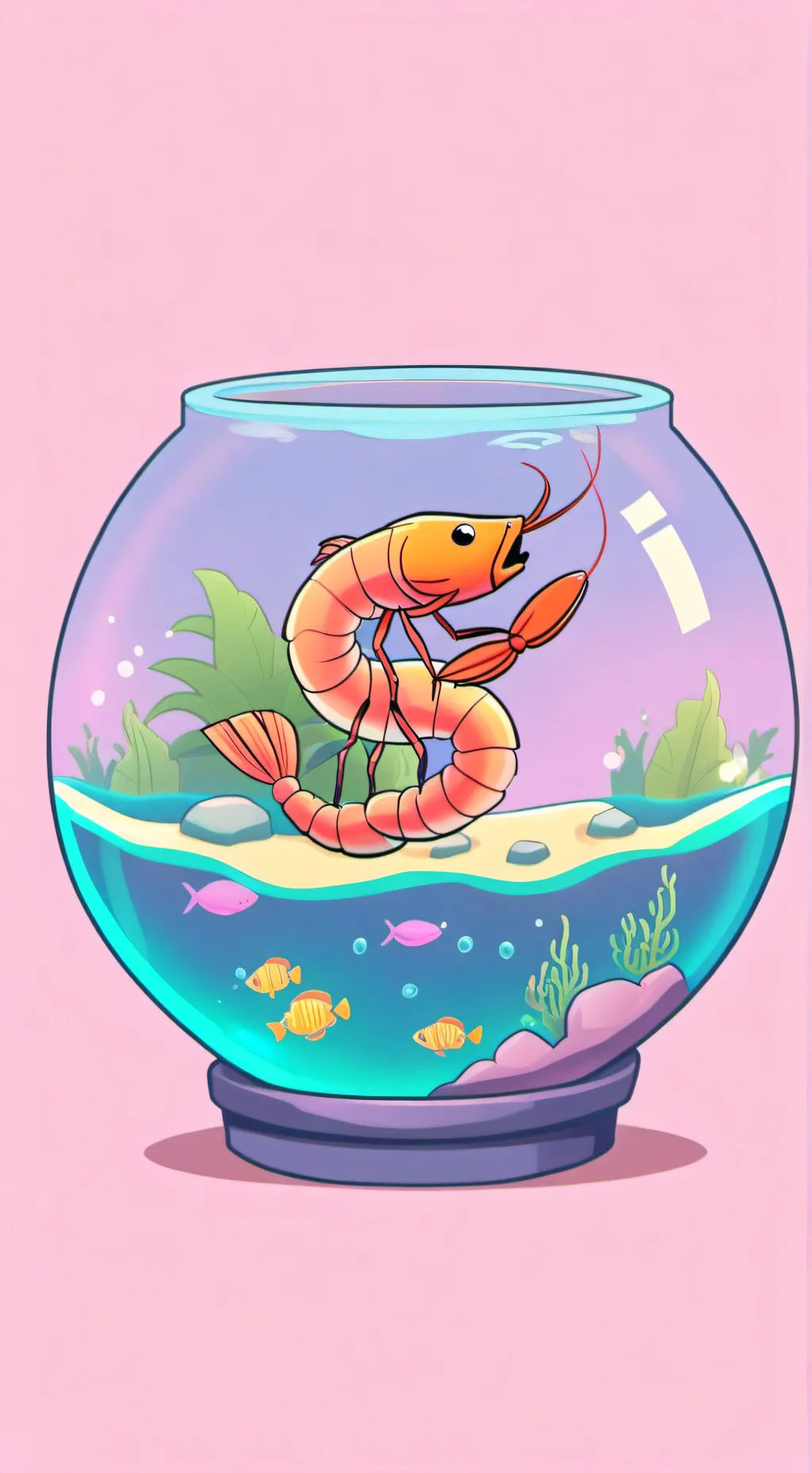 ai character: finn x shrimpo dw background