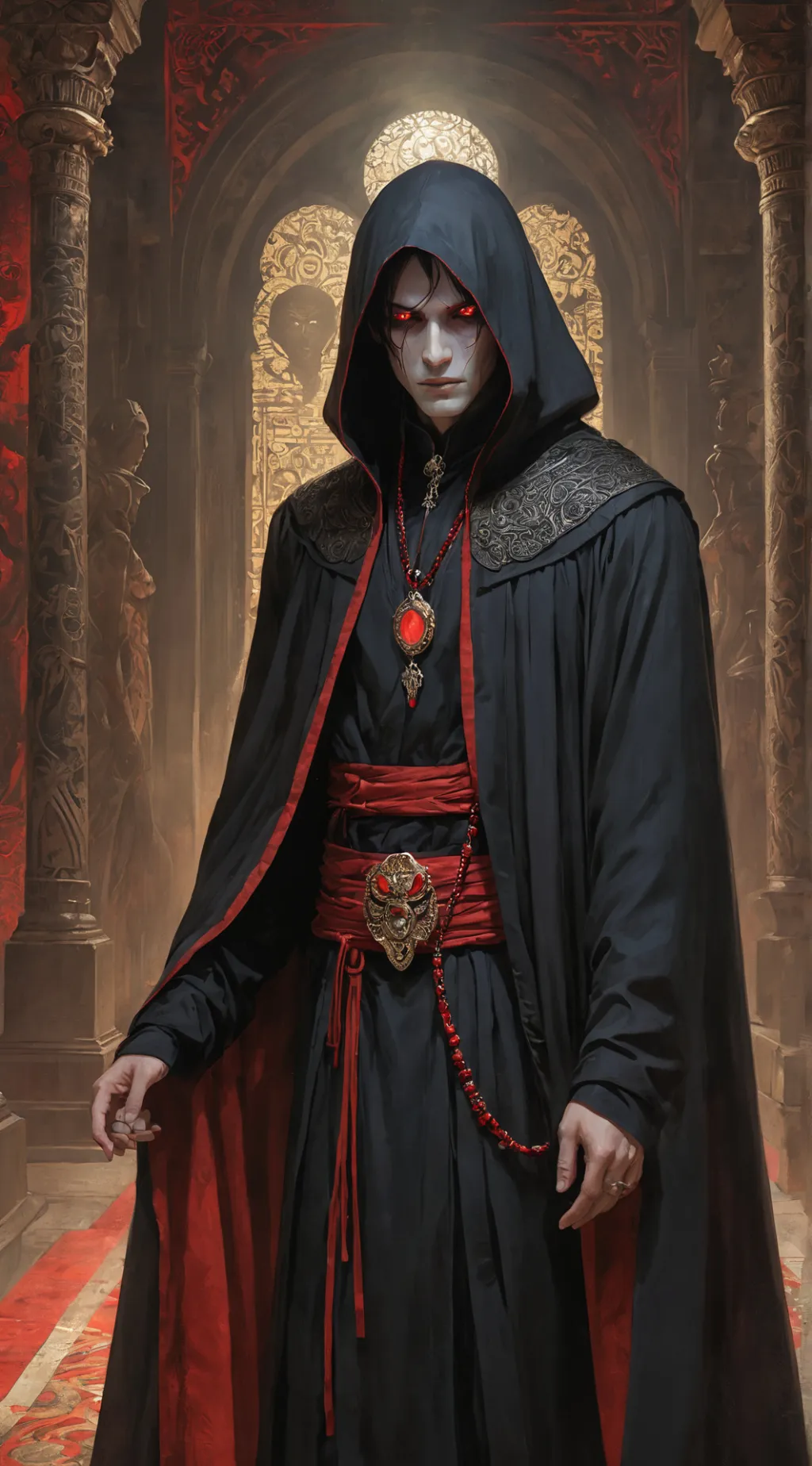 ai character: Dracula background