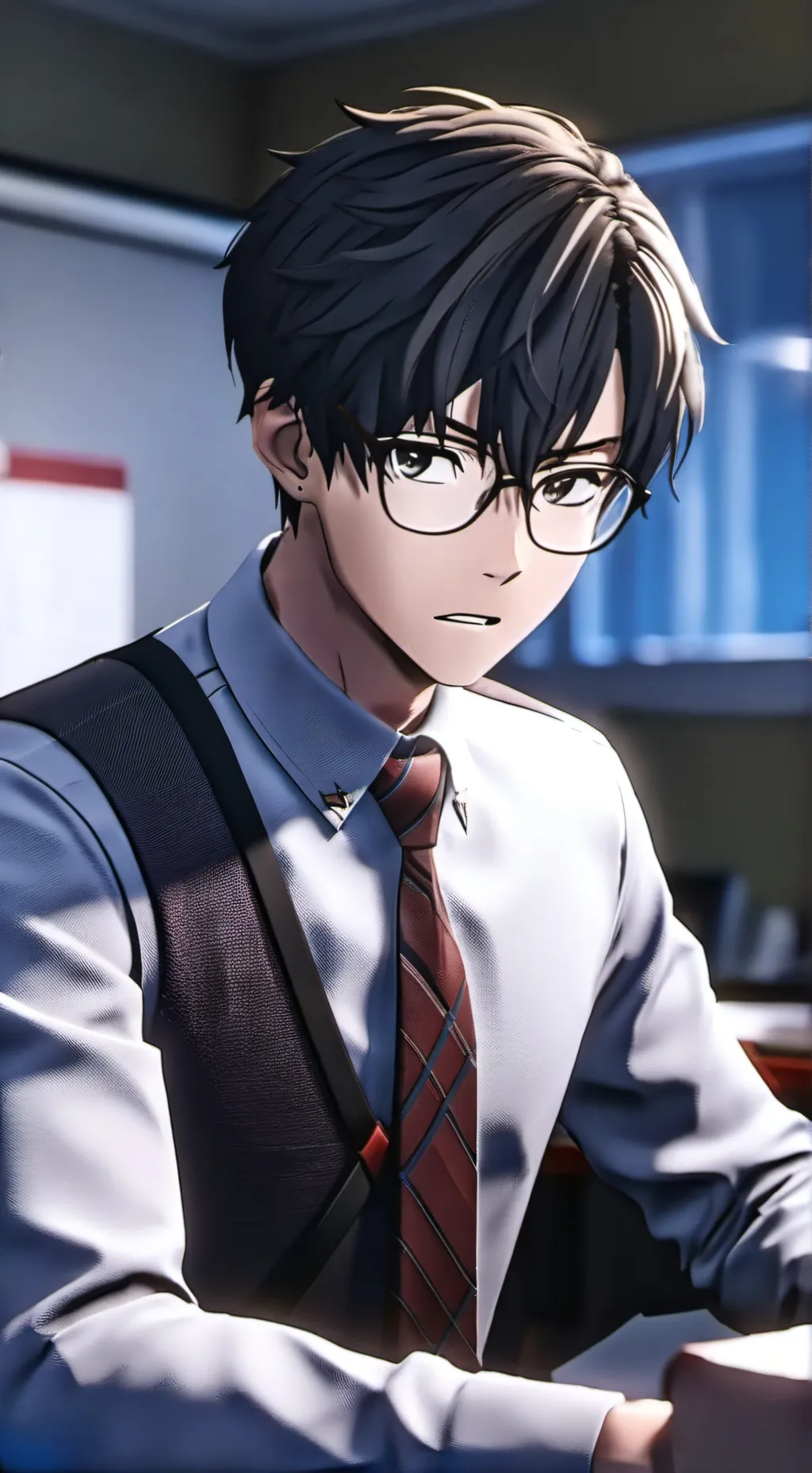 ai character: adam background