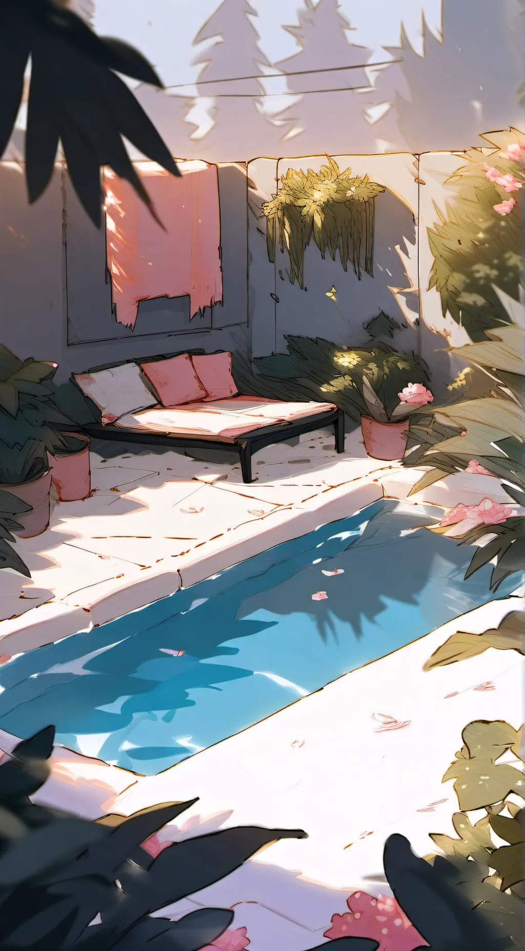 ai character: chat board background