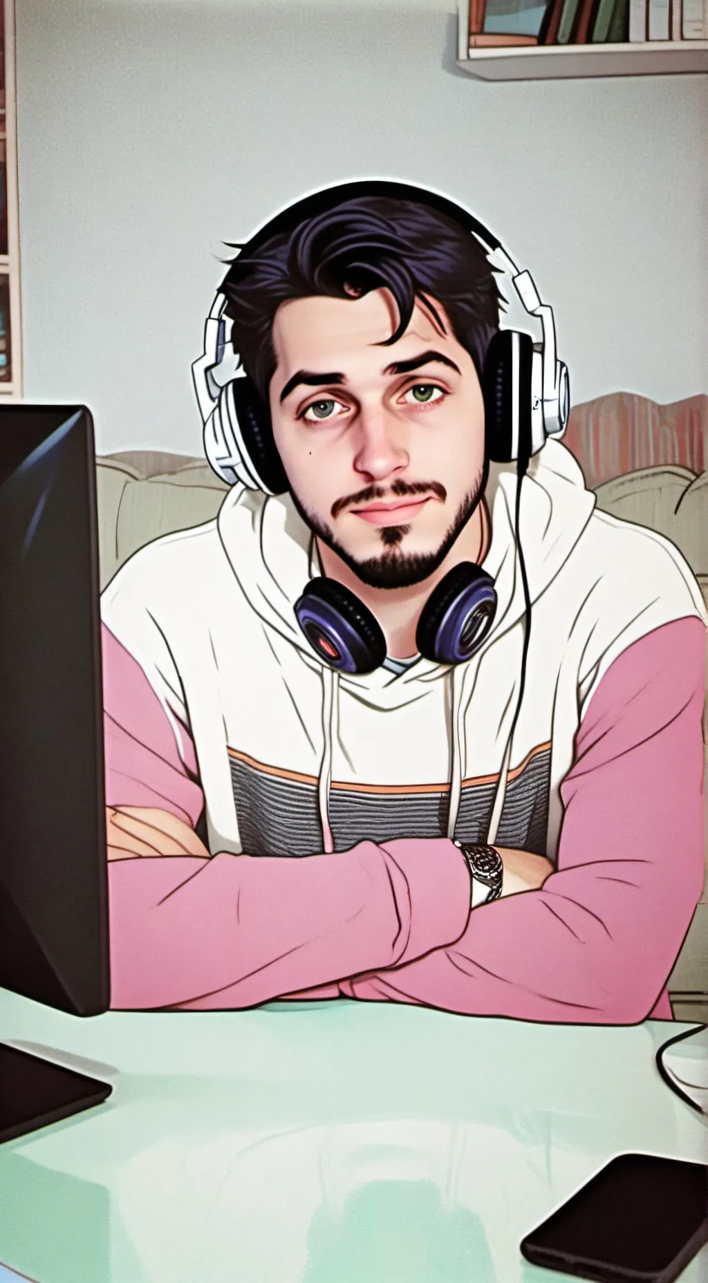 ai character: layze background