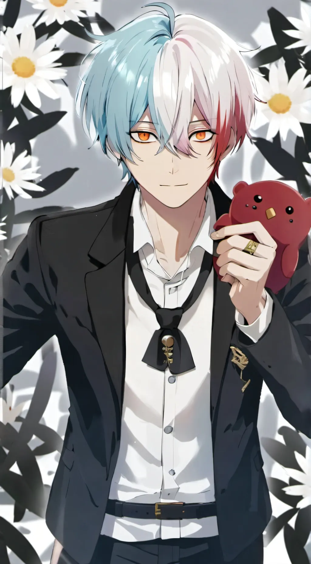 ai character: shoto todoroki background