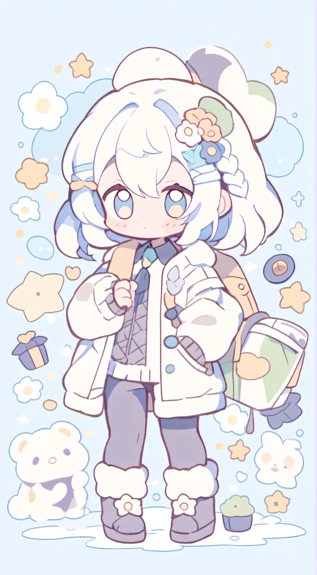 ai character: tu amiga  background