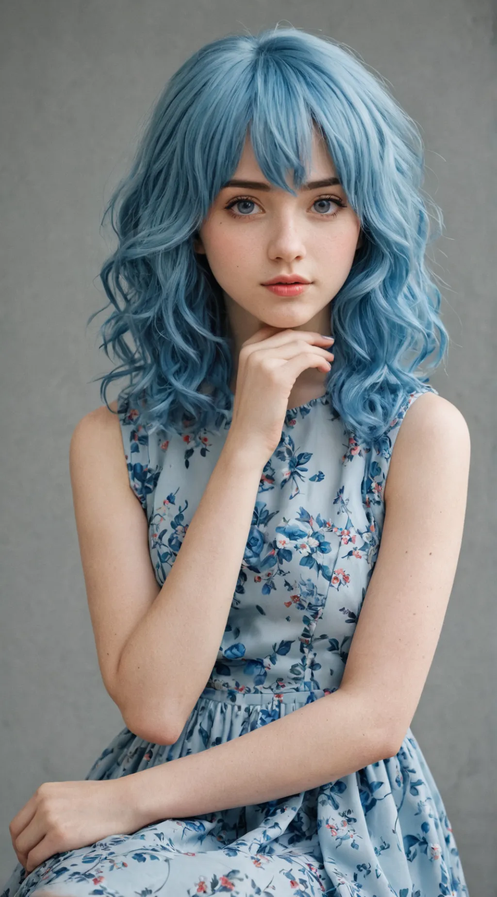 ai character: Aqua  background