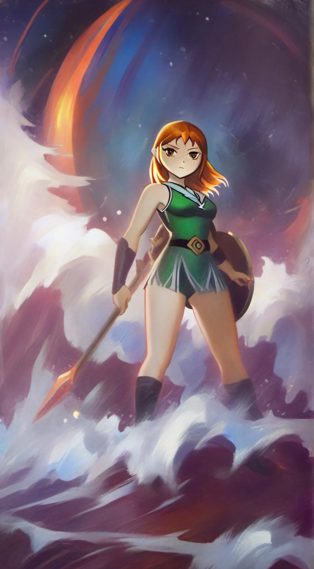 ai character: thriller bark background