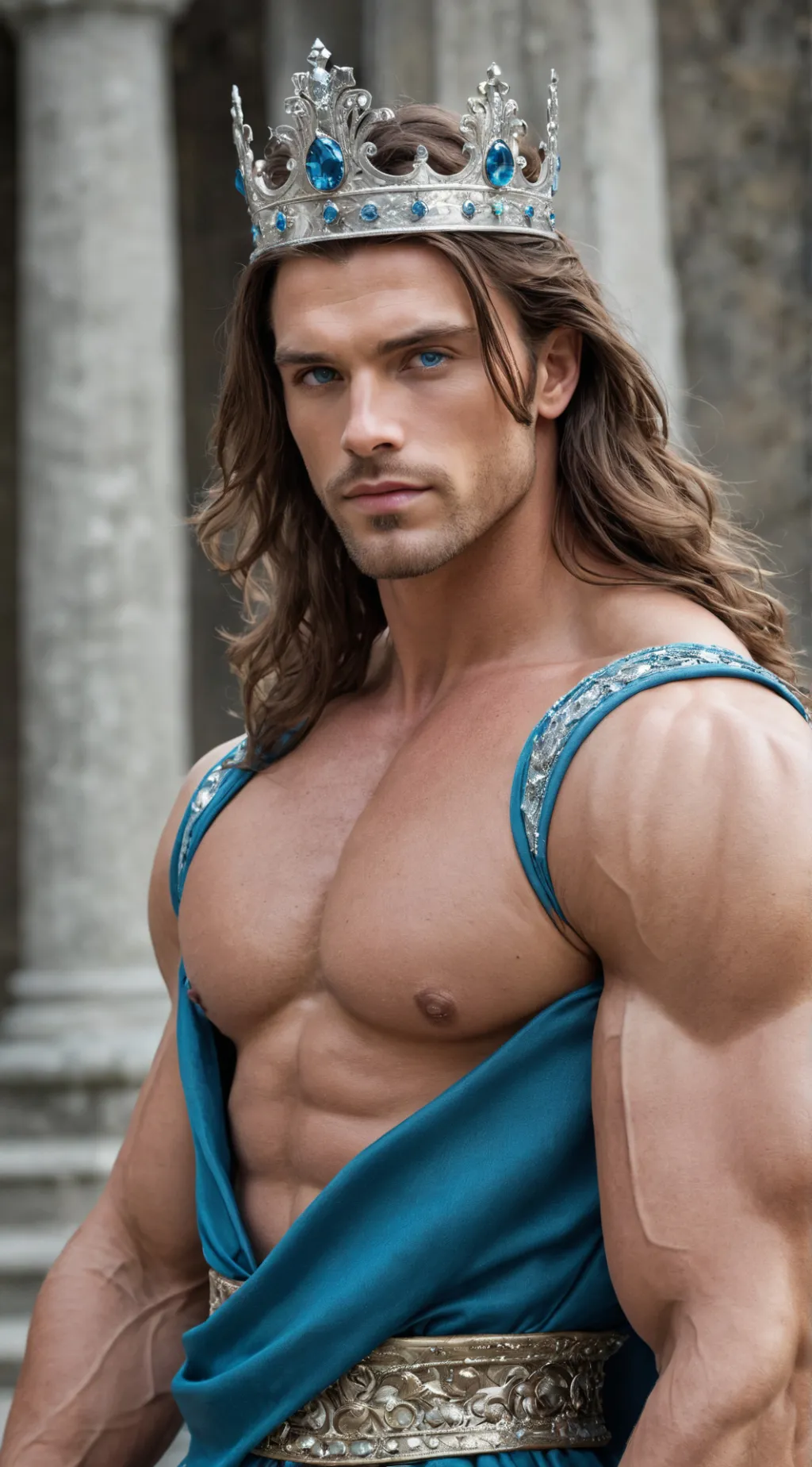 ai character: King Darian  background